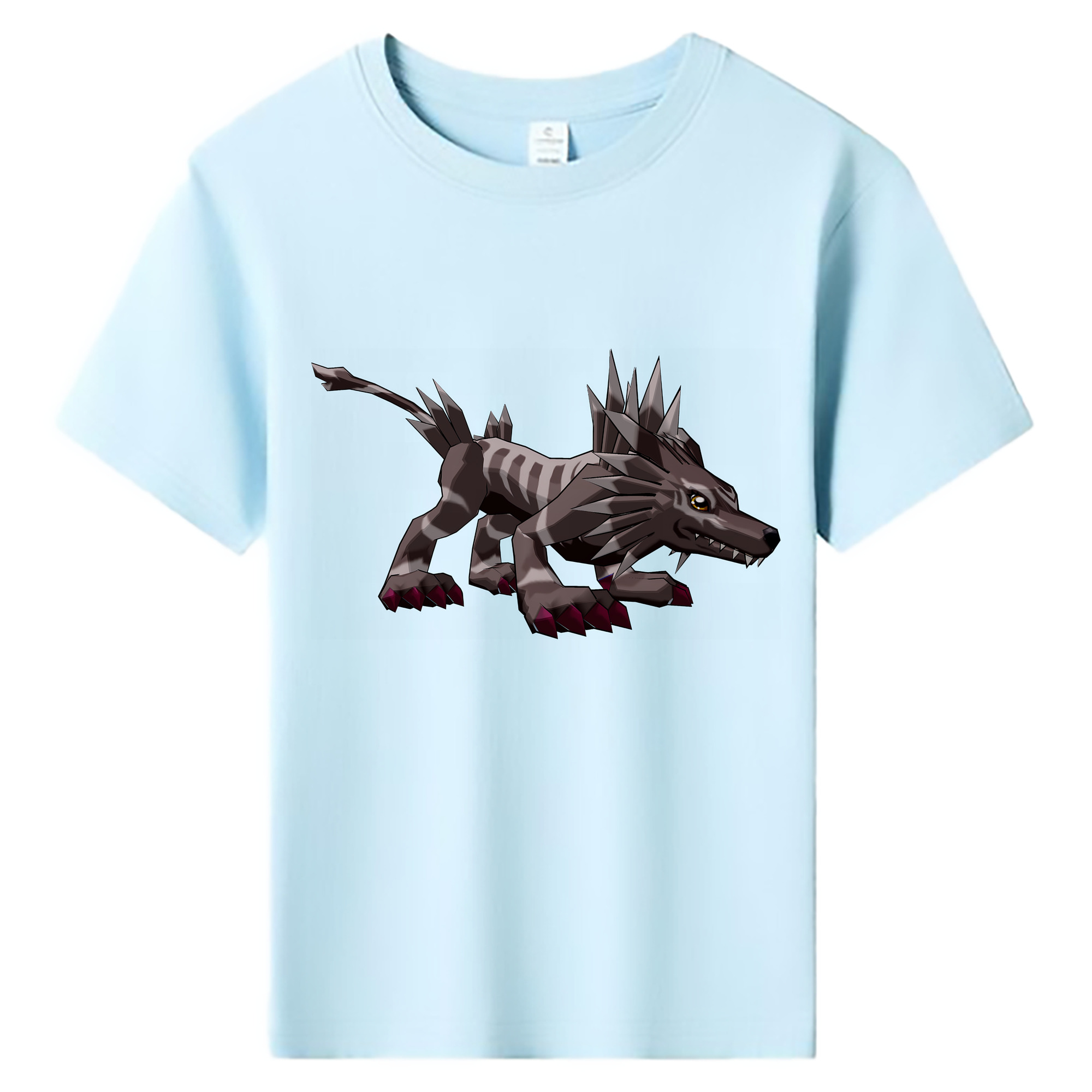 （画像用） Digimon デジタルモンスター/デジモン 綿100％キッズTシャツ（フロントプリント）